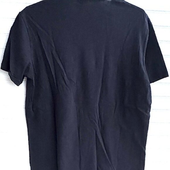 Johnson Motors Bike Riders distressed M Faded Black Shirt NWT - Picture 3 of 7